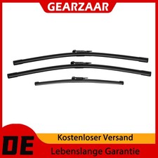 Scheibenwischer VORNE + HINTEN für BMW 1er E81 E87 2004-2011 3PCS Schwarz Gummi