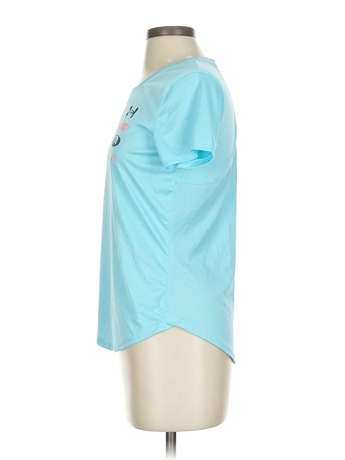 Under Armour Women Green Active T-Shirt S thumbnail 4