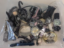 Lot 2+ lbs Watches Untested For Battery Parts or Repair Assorted Brands