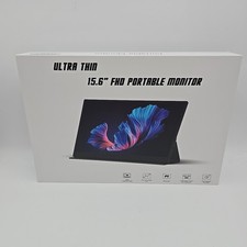 AYY 15.6IN FHD Portable Monitor White 1080P 60HZ IPS 2 USB-C 1 Mini-HDMI