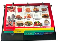 ASD Visual Communication Book, 162 Photo Picture Cards: Autism Language Vocabula