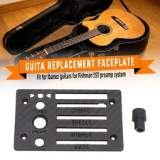 For Ibanez Fishman SST Preamp 5APP01F Replacement Faceplate Cover w/ Knob