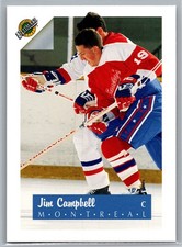 #19 Jim Campbell 1991 Ultimate Draft Montreal Canadiens