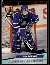 1992-93 Ultra #213 Felix Potvin Hockey Card 1102H