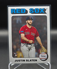 2024 Topps Heritage High Number - SP Justin Slaten #721 White Border (RC)