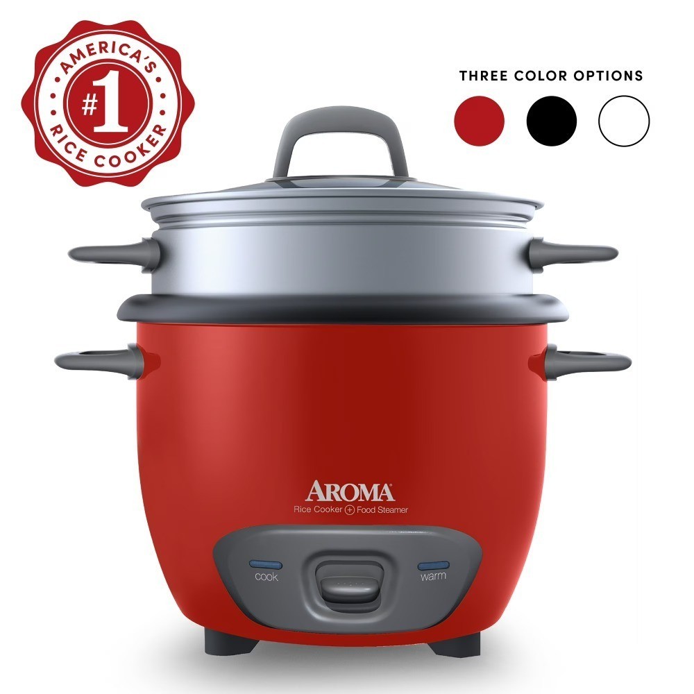 1.5 Quart Red Electric Multi Cooker Small Family Meal