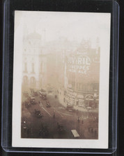 Vintage Photograph Snapshot Picadilly Circus England