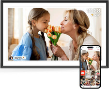 15.6 Inch Digital Picture Frame Wifi 32GB Storage 1920X1080 FHD Touch Screen