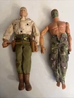Lot Of 2 1996 Hasbro GI Joe WW2 General Bradley & Soldier 12" Action Figures