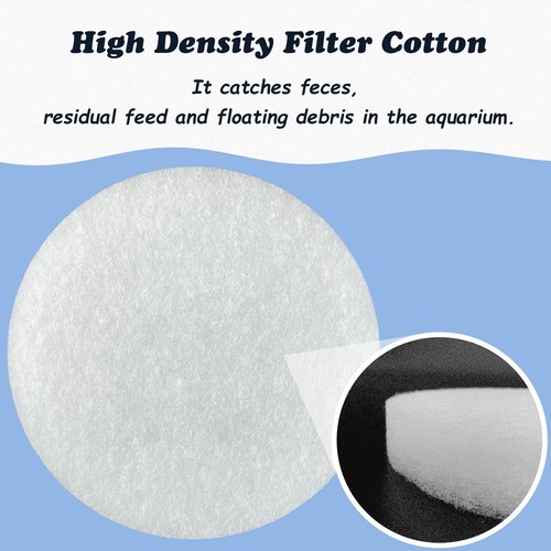 Fine Filter Pads for Eheim Classic 250 2213 Replacement Media 6 Pieces - Picture 2 of 4