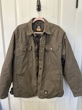 Berne Men's Caster Workwear Barn Jacket Quilted Lining L