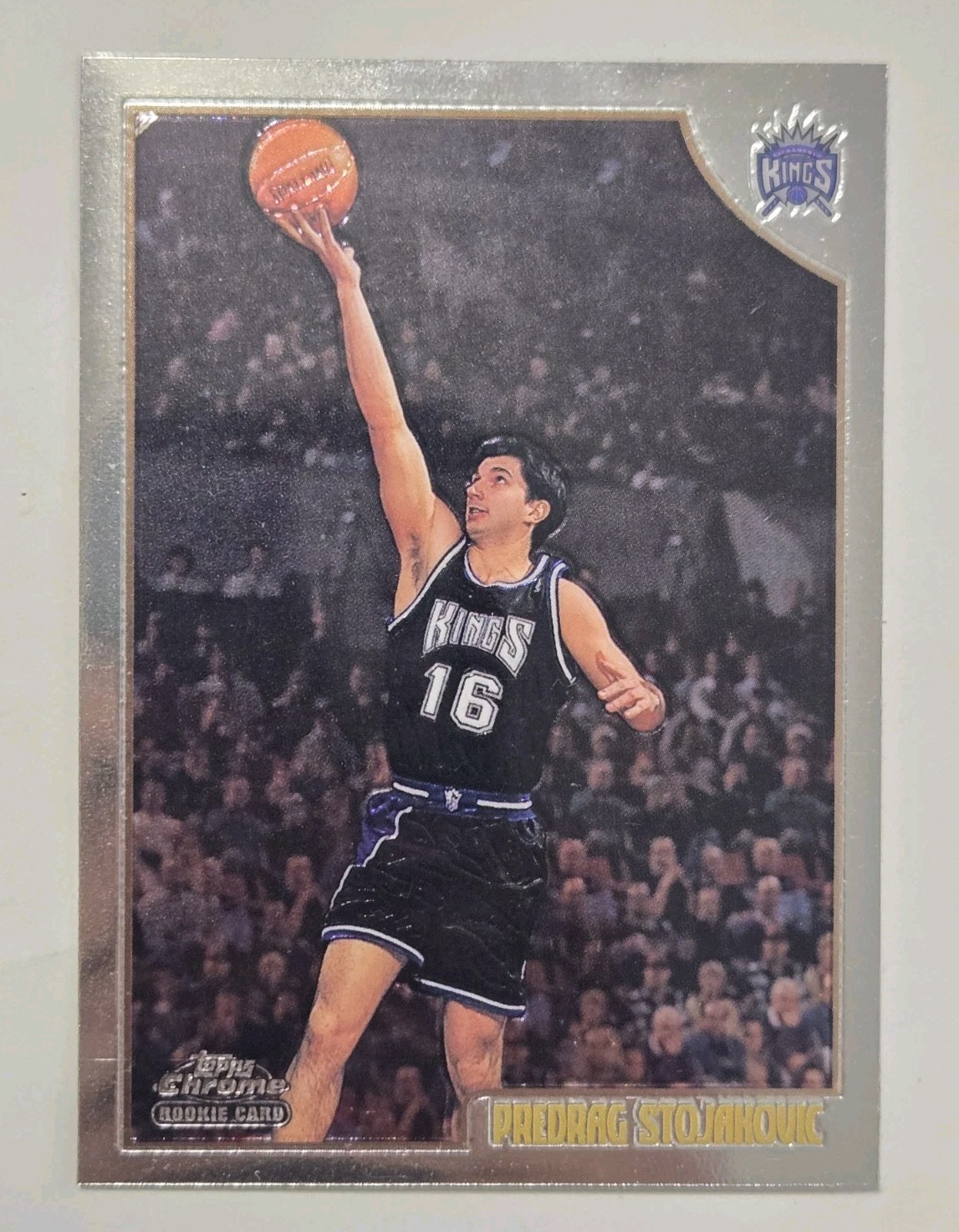 1998-99 Topps Chrome #201 Predrag Stojakovic Basketball Sacramento Kings