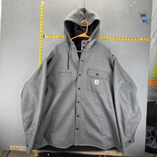 Carhartt Jacket Mens 3XL Gray Rain Defender R...