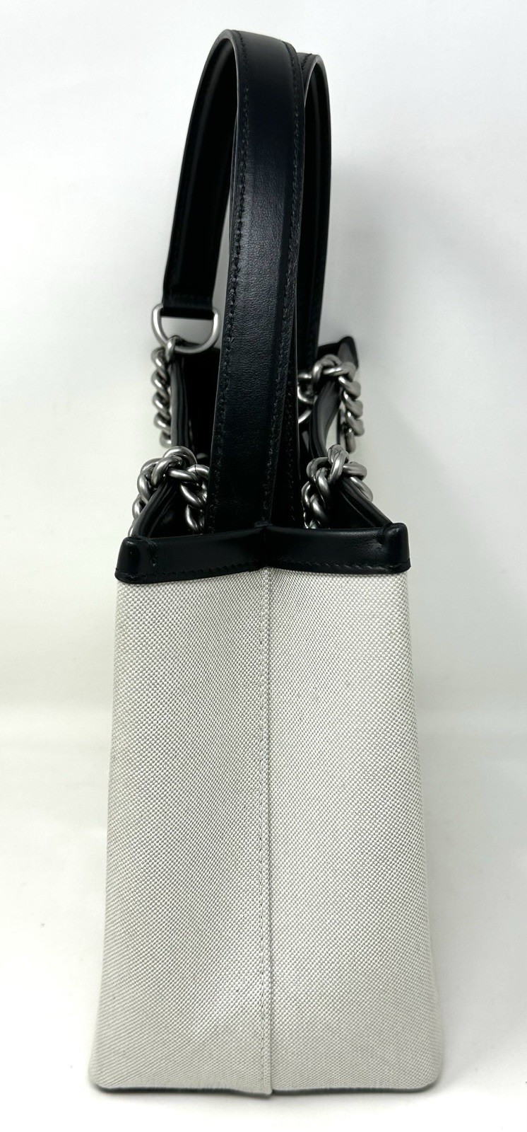 Balenciaga 759941 Naturel Duty Free Small Logo Tote Bag Purse Entrupy Certified thumbnail 6