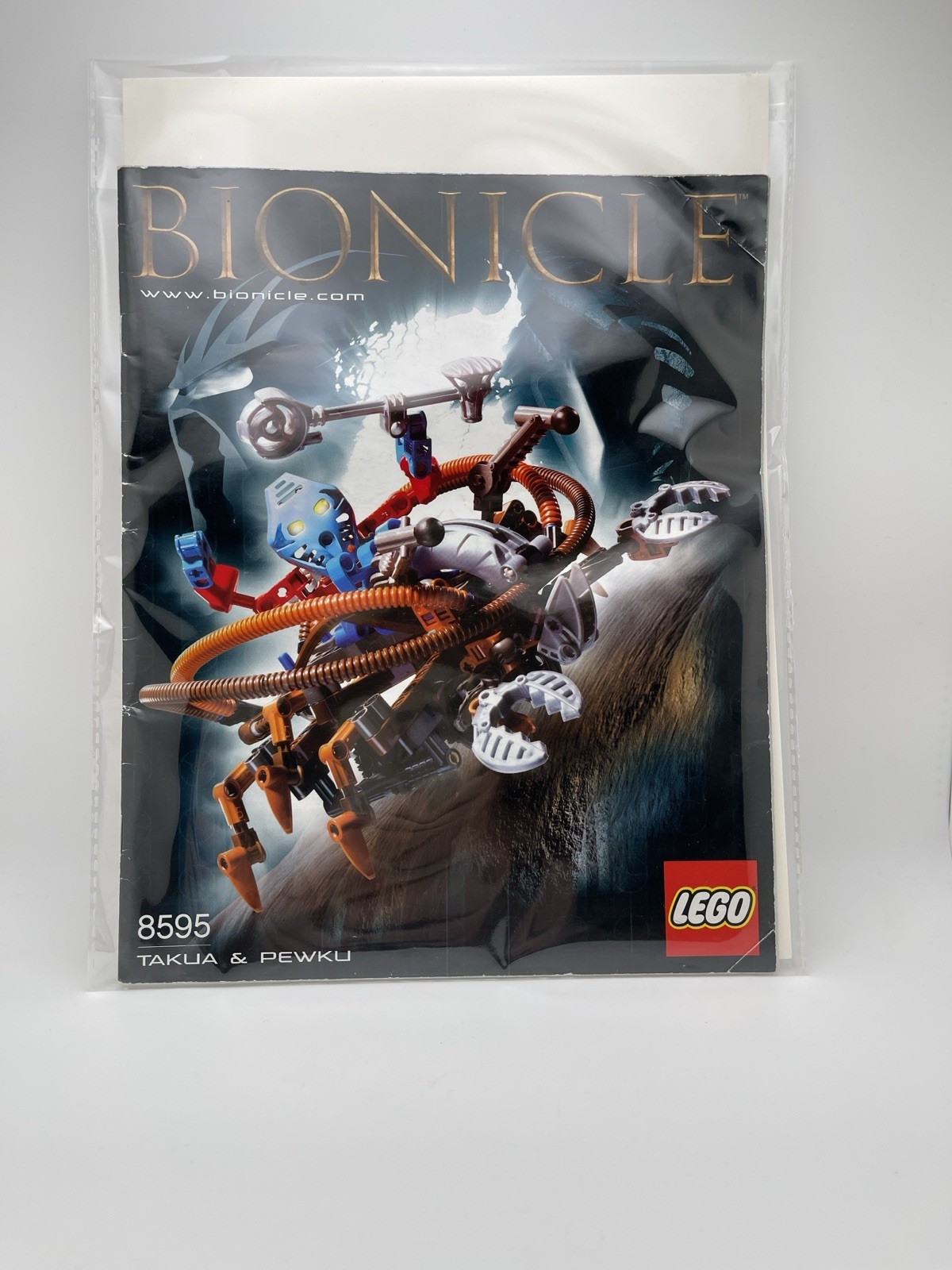 LEGO BIONICLE: Takua and Pewku (8595) Original Instruction Manual Book Only