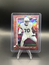 Paris Johnson Jr. 2025 Topps Chrome Football Skin Refractor Cardinals #3  NFL