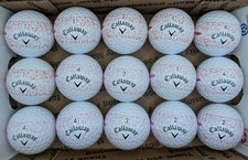 15 Callaway Supersoft Splatter 360 White 5A/4A Near Mint Used Golf Balls