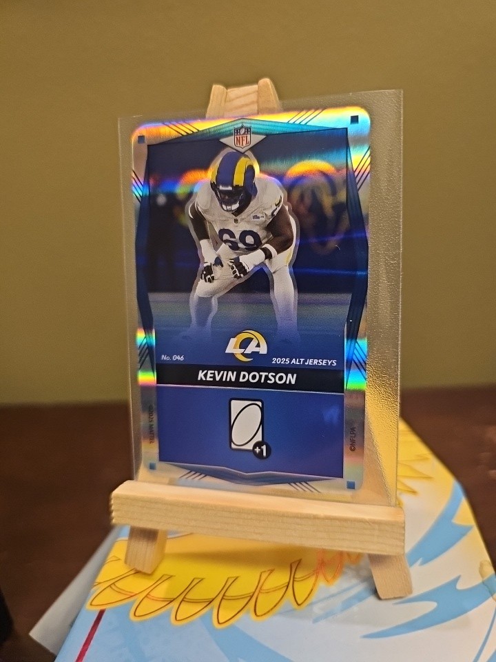 Uno Elite 2025 Alt Jerseys Kevin Dotson Los Angeles Rams #046 NFL Card