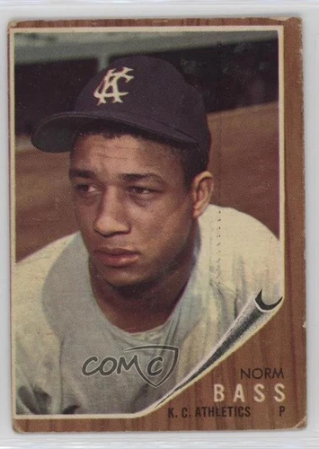 1962 Topps Norm Bass #122 Rookie RC