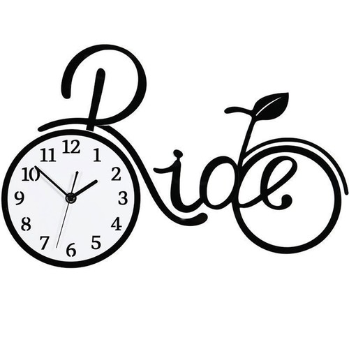 Large Wall Clock For Living Room Decor Modern Big Wall Clock Bicycle Wall Clock - Picture 4 of 15