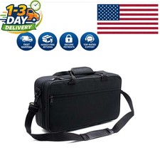 Stylish Water-Resistant Clarinet Case with Shoulder Strap for Easy Transport