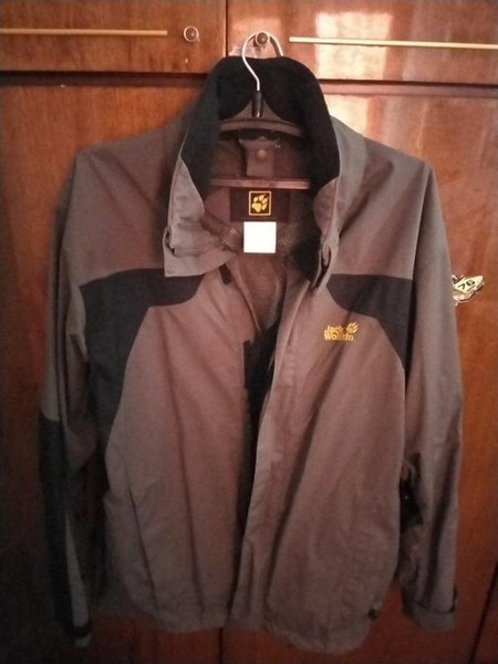 Men Jack Wolfskin Jacket Grey Polyamide 38 / M /