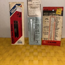 Vintage Lot OfSabre Saw Blades Craftsman Sears-master Mech- Kmart