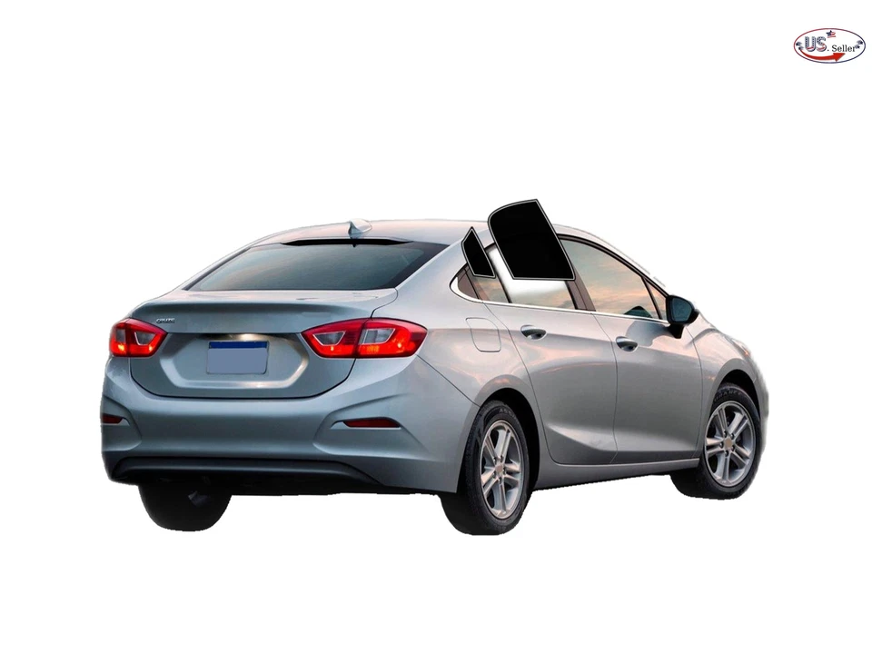 Kit de película de tinte de ventana de 2 capas precortada para Chevy Cruze 2016-2019 sedán Foto 3 de 4
