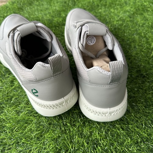 Zapatos de golf ECCO para hombre S- híbridos sin clavos 151154 color-gris-blanco-negro - Imagen 12 de 35