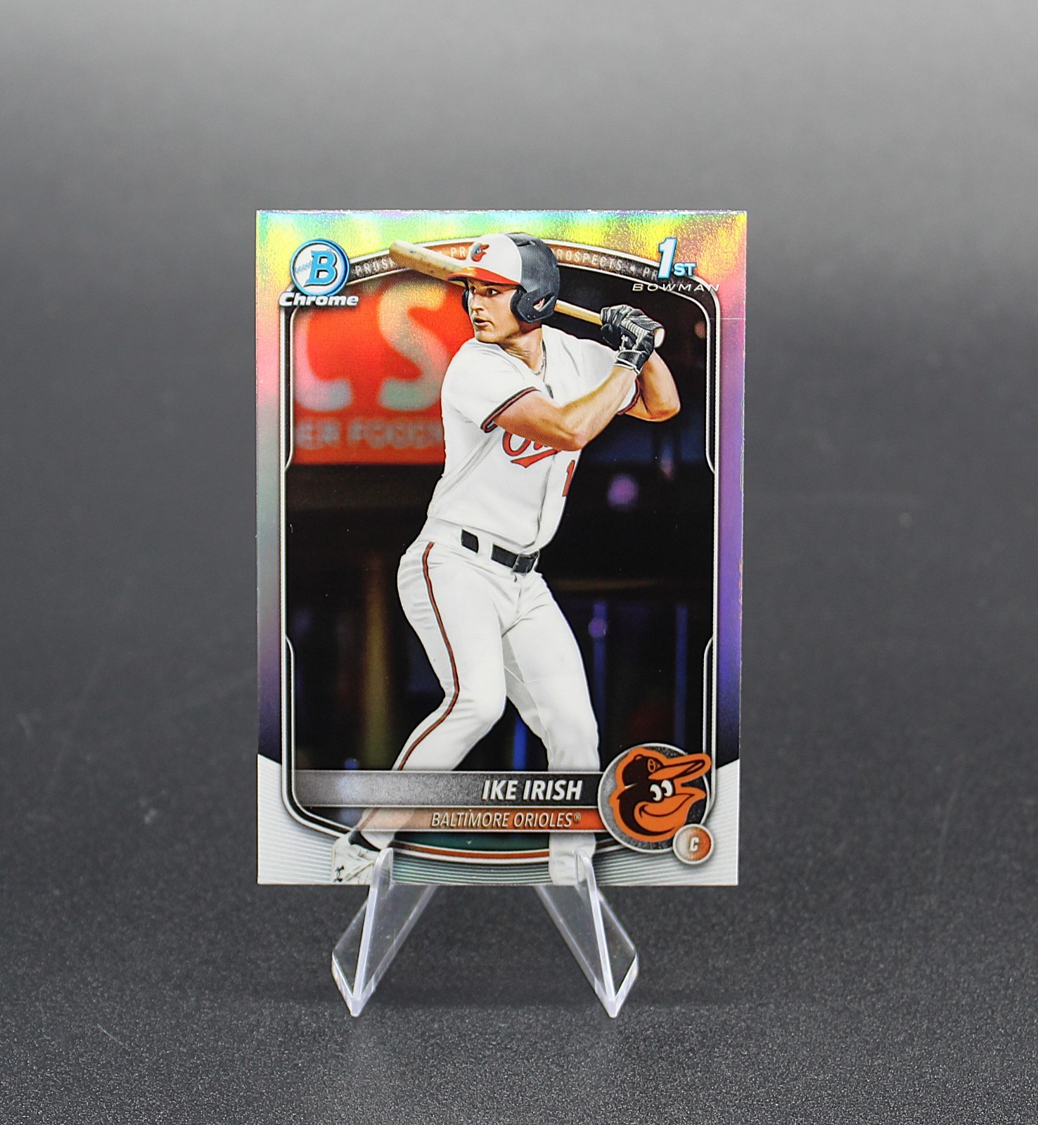 2025 Bowman Draft Ike Irish #BDC-16 Chrome Refractor Baltimore Orioles