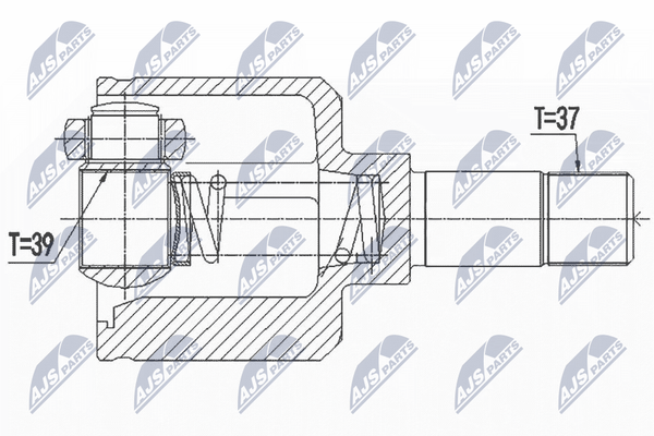 NPW-PE-056 Nty Gelenksatz, Antriebswelle FüR CitroËN,Peugeot-image