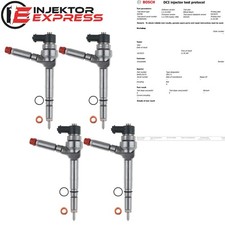 4x 0445110175 Bosch Einspritdüse Injektor Opel Astra H 1.7CDTI Z17DTH 0986435089