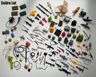 Vintage 80s/90s Hasbro 3 3/4 GI Joe action figure -100 Accessories and Parts Lot