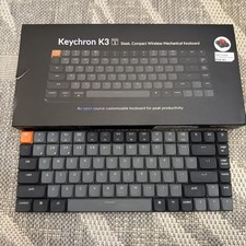 KEYCHRON K3 V3 Wireless Mechanical Keyboard Low Profile, Brown Switch, BT/USB C