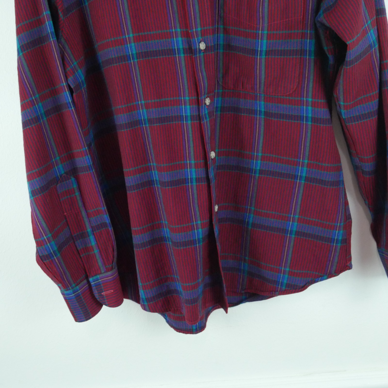 Pendleton Large Button Down Shirt USA Wool Plaid … - image 5