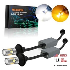 2X 4157 led Turn Signal Light Bulbs Error Free Dual Color Type 2 3157