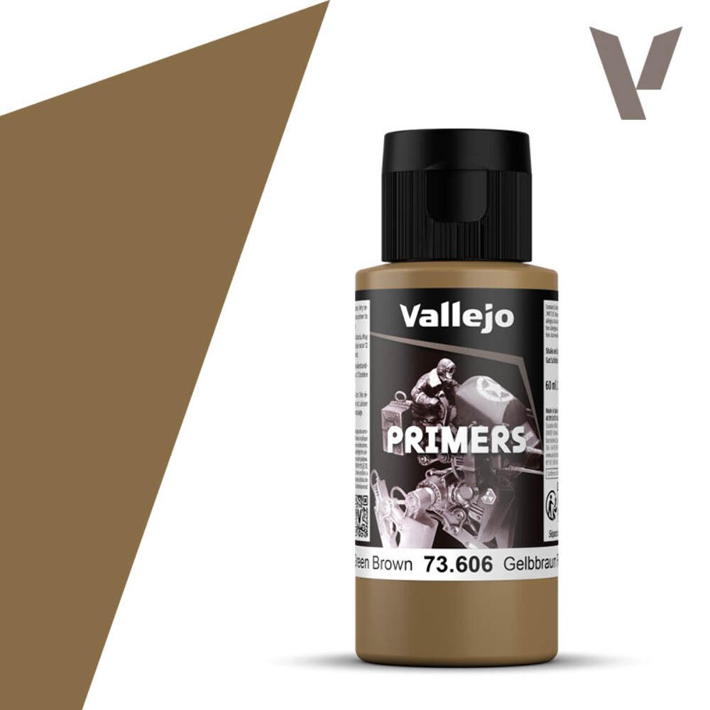 German Green Brown RAL 8000 - Surface Primer (60 ml) - Vallejo