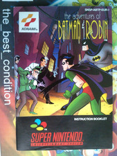 Thumbnail of ebay&reg; auction 287326363713 | Manual ADVENTURES OF BATMAN & ROBIN ●9/10●PAL EUR SNES SUPER NINTENDO ⚡