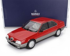 Norev 1/18 Alfa Romeo 164 1991 Rosso Alfa Red 187866