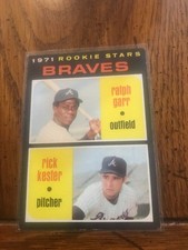 Ralph Garr Rookie 1971 Topps Baseball Card. rookie card picture
