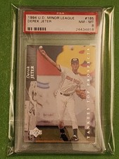 1994 Upper Deck Minor League Baseball - Derek Jeter #185 PSA 8
