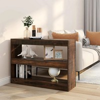 Raumteiler BüCherregal RäUchereiche Massivholz 100X30X72 Cm Standregal