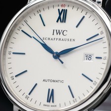 IWC Portofino Automatic 40mm White Dial Blue Hands IW356527 - 2022 Complete Set 3