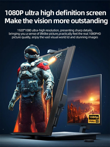 15.6-Inch Portable Monitor, 1080P HDR 16:9 Low Blue Light for Xbox PC Extension - Picture 2 of 8