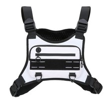 Sports Chest Bag For Men Women, Water Resistant Lightweight Front Chest Pack,...