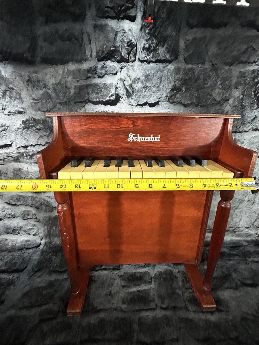 Vintage SCHOENHUT 25 Key Children's Toy Upright Piano Vintage