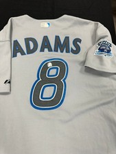 Russ Adams Game Used Oct 02, 2005 Toronto Blue Jays Home Jersey MLB Certified