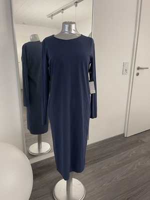 Japan TKY Kleid Damen blau Gr. M langarm traveller Stoff
