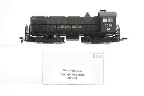 Locomotora eléctrica Mehano escala HO Pennsylvania PRR #5850 Alco S2 DC probada✔ | Condition: Used