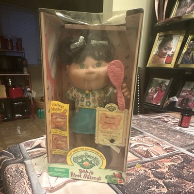 Cabbage Patch Kids Baby's First Haircut Miss Celie Doll 1999 Haircut Magic Box